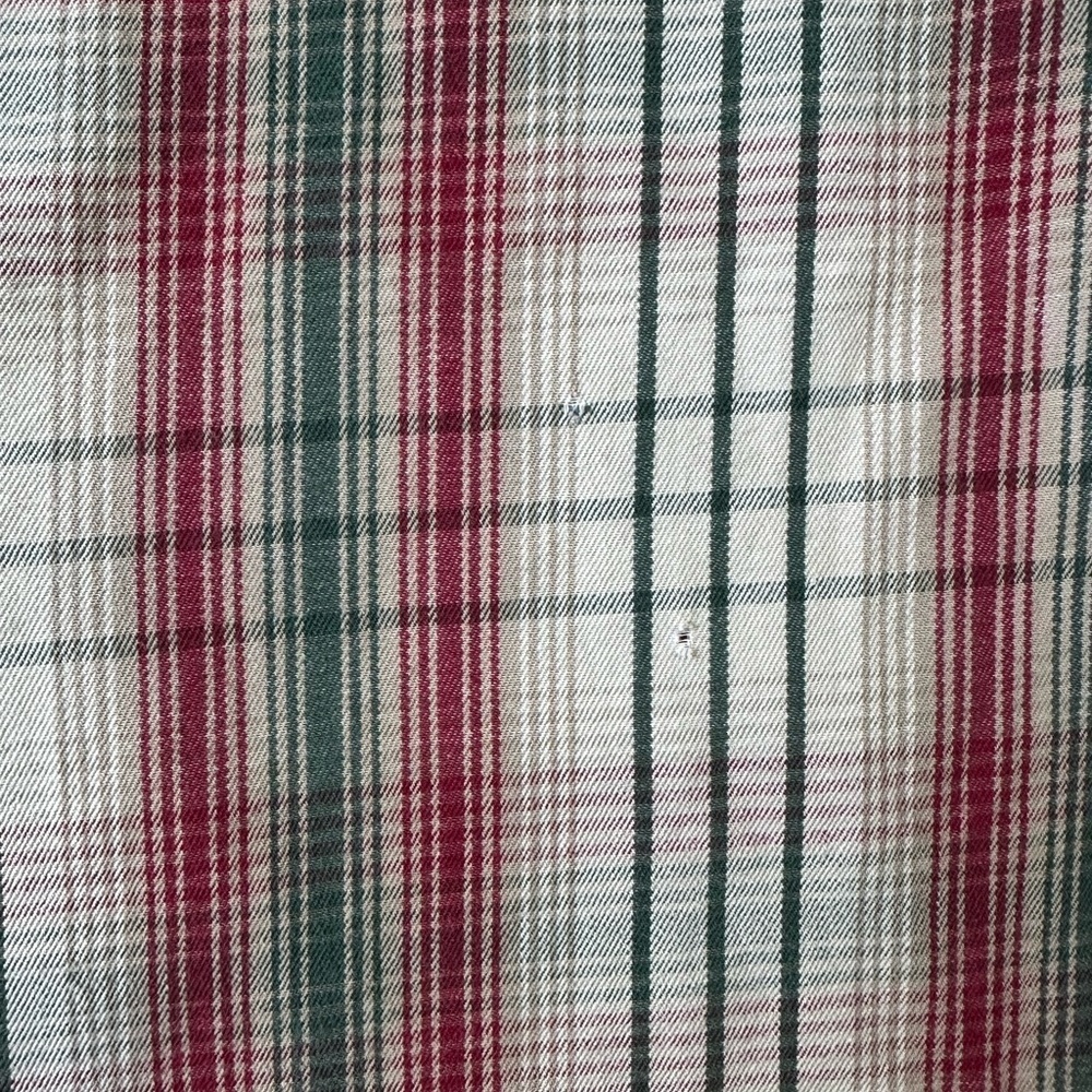 Vintage 80s Plaid Pearl Snap Shirt Size XL - Picture 6 of 6